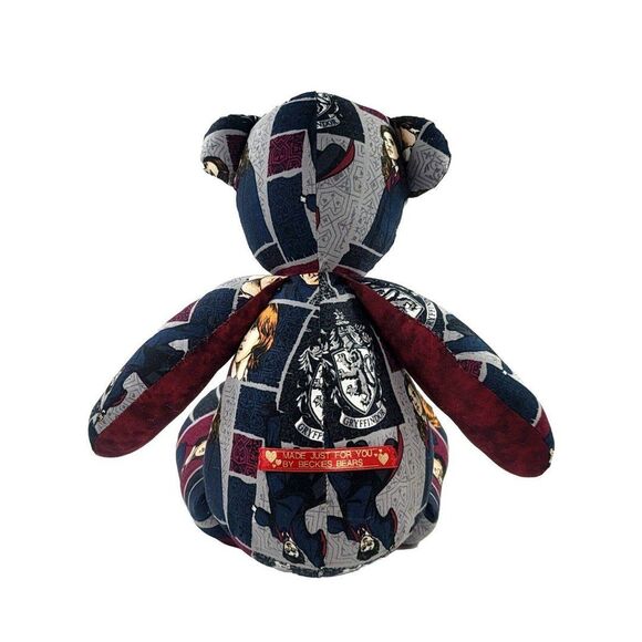 Harry Potter 16" Hand Sewn Quilted Collectible Fabric Stuffed Bear Beckies Bears - Picture 8 of 12